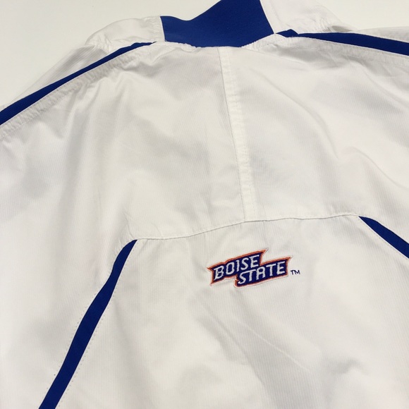 Nike Team | Boise State White Wind Break Pull Over - Picture 5 of 6